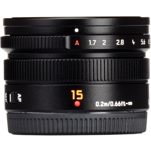 Panasonic Lumix G Leica DG Summilux 15mm f/1.7 ASPH Lens - Fast Prime Lens for Micro Four Thirds Cameras | Perfect for Portrait, Street & Low Light Photography