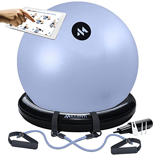 Blue Yoga Ball Chair
