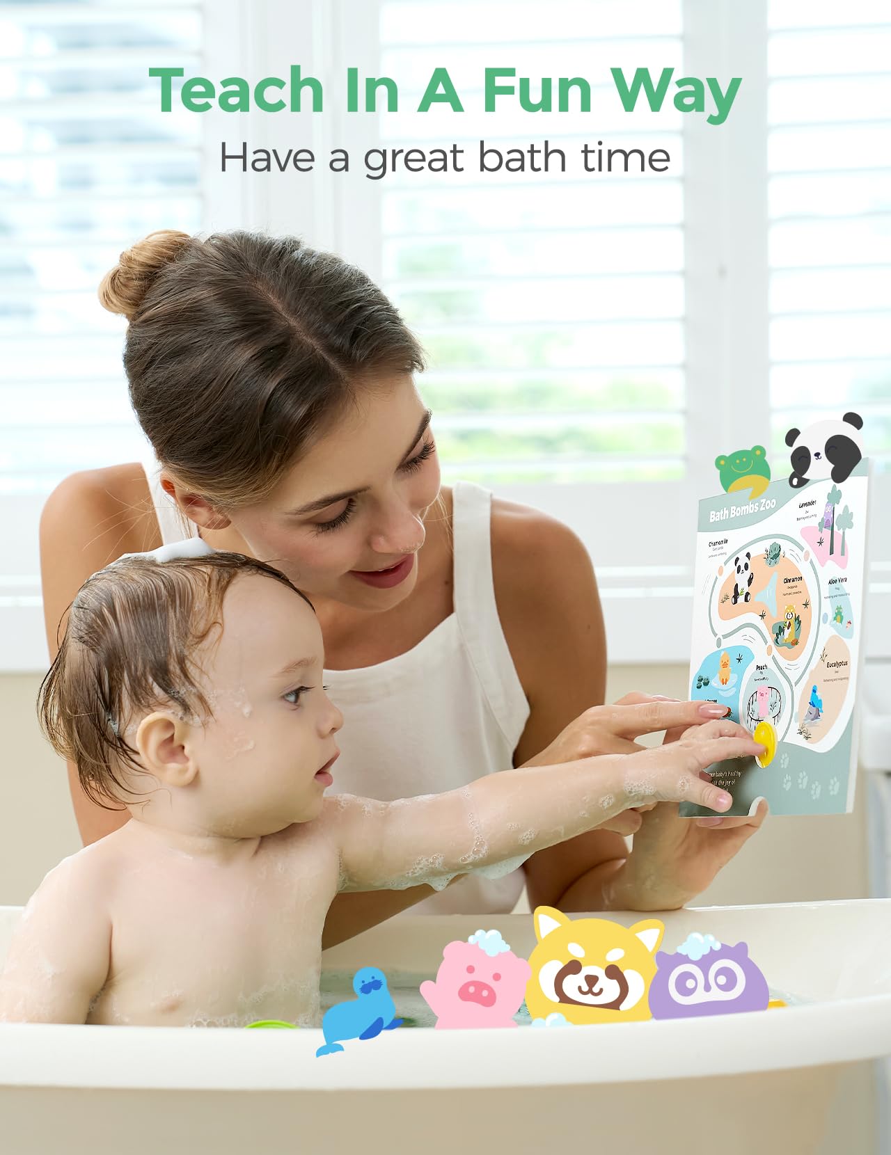 Momcozy Baby Swing - Portable Infant Rocker with Adjustable Speeds & Soothing Music | Bath Bombs for Kids - Fun & Safe Bath Time with Natural Ingredients | Perfect for Newborns, Toddlers & Relaxing Parenting Moments