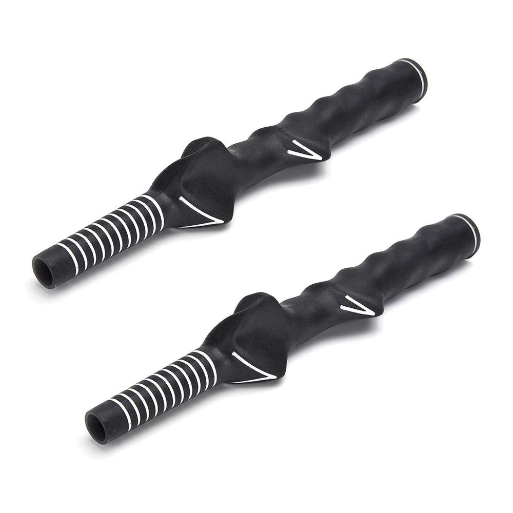 2Pcs Left-Hand Golf Training Grip - LH Golf Club Grip Trainer for Swing Practice & Improvement - Perfect for Driving Range, Course Training & Home Practice