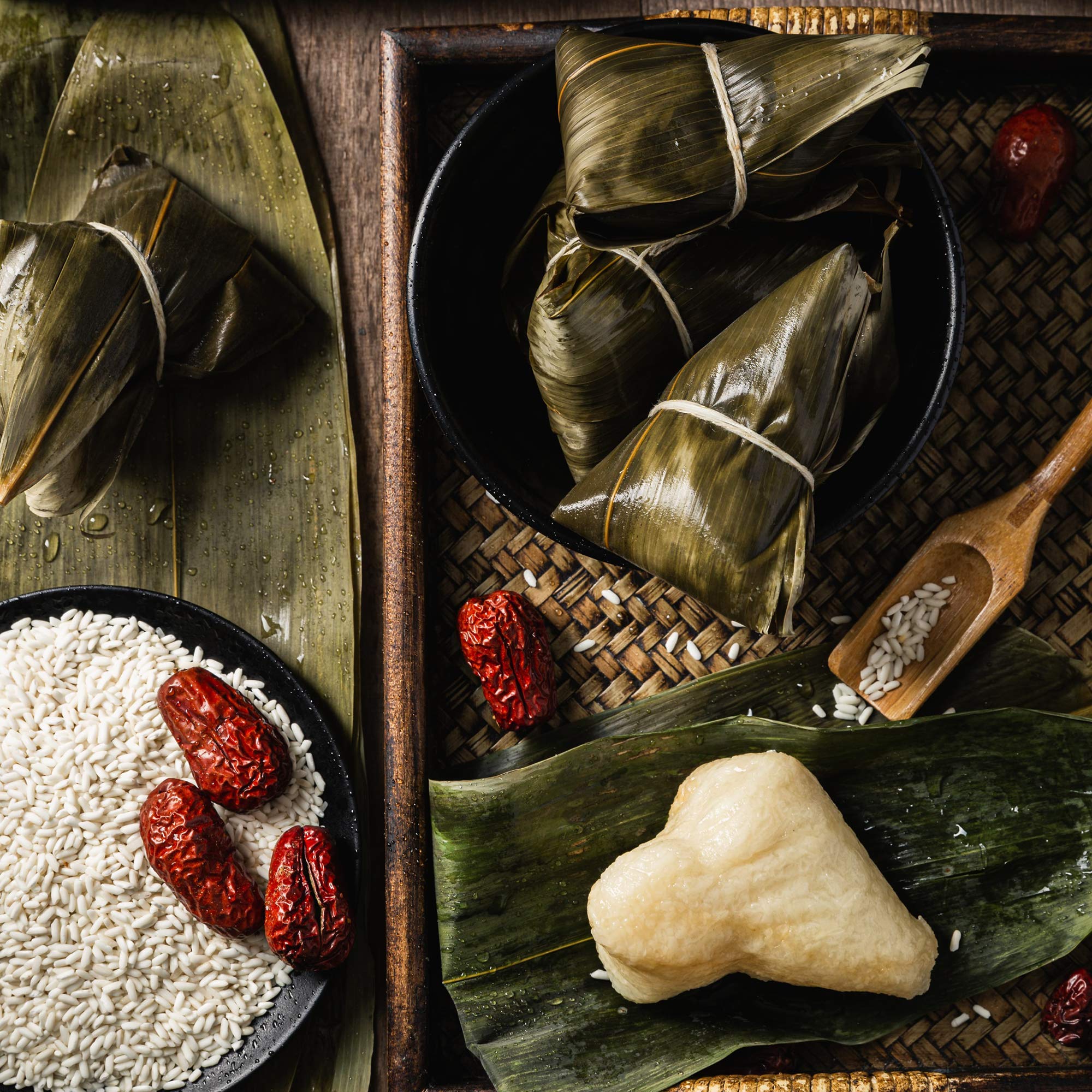 Premium Bamboo Leaves for Cooking - Natural Zongzi Wrappers, Banana Leaf Substitute, BBQ & Grilling - 12.25