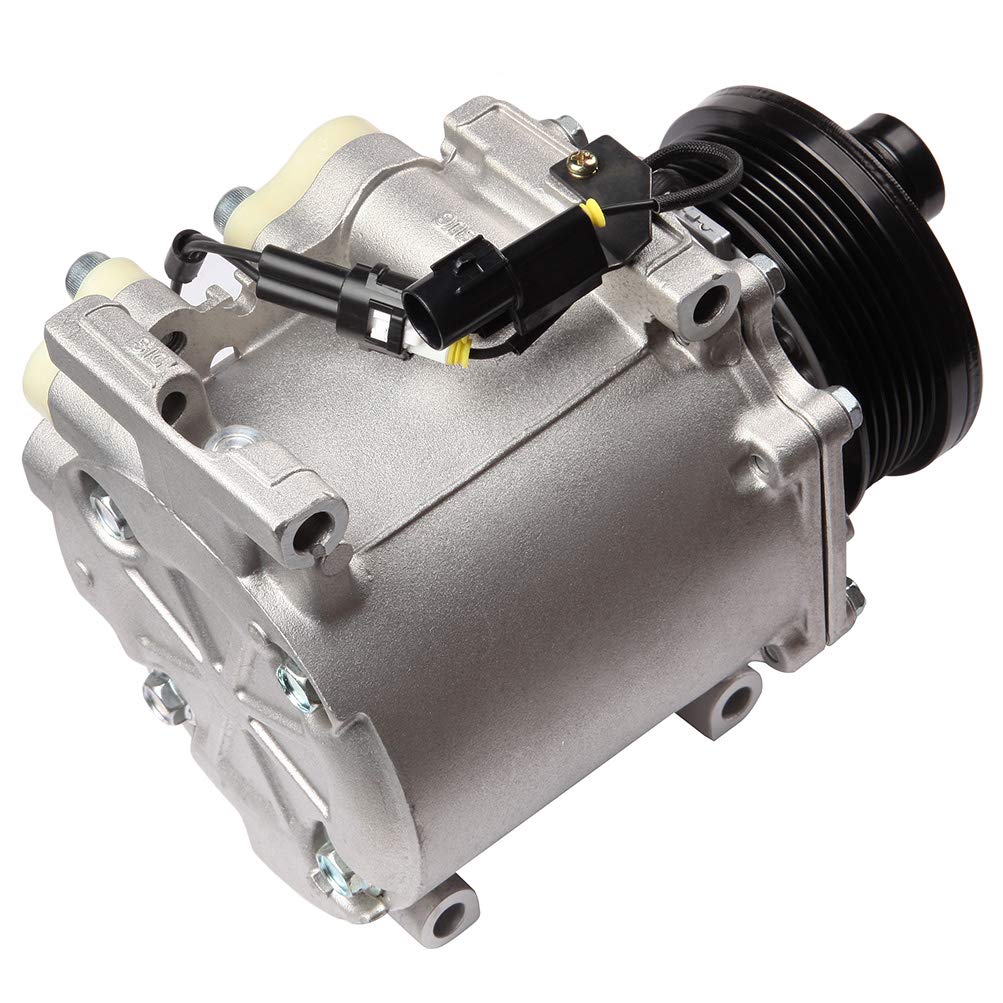 Mitsubishi AC Compressor with Clutch - Compatible with Endeavor 3.8L (2004-2011), Eclipse 3.8L (2006-2012) & Galant 3.8L (2005-2009) - Replacement Auto Part for Cooling System Repair | Perfect for Summer Driving & Long Road Trips