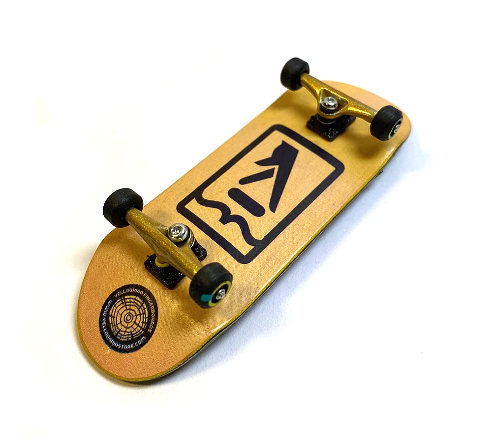 Yellowood Fingerboard Complete - Professional Mini Skateboard for Tricks & Stunts - Perfect for Kids, Teens & Adults - Indoor & Outdoor Fun