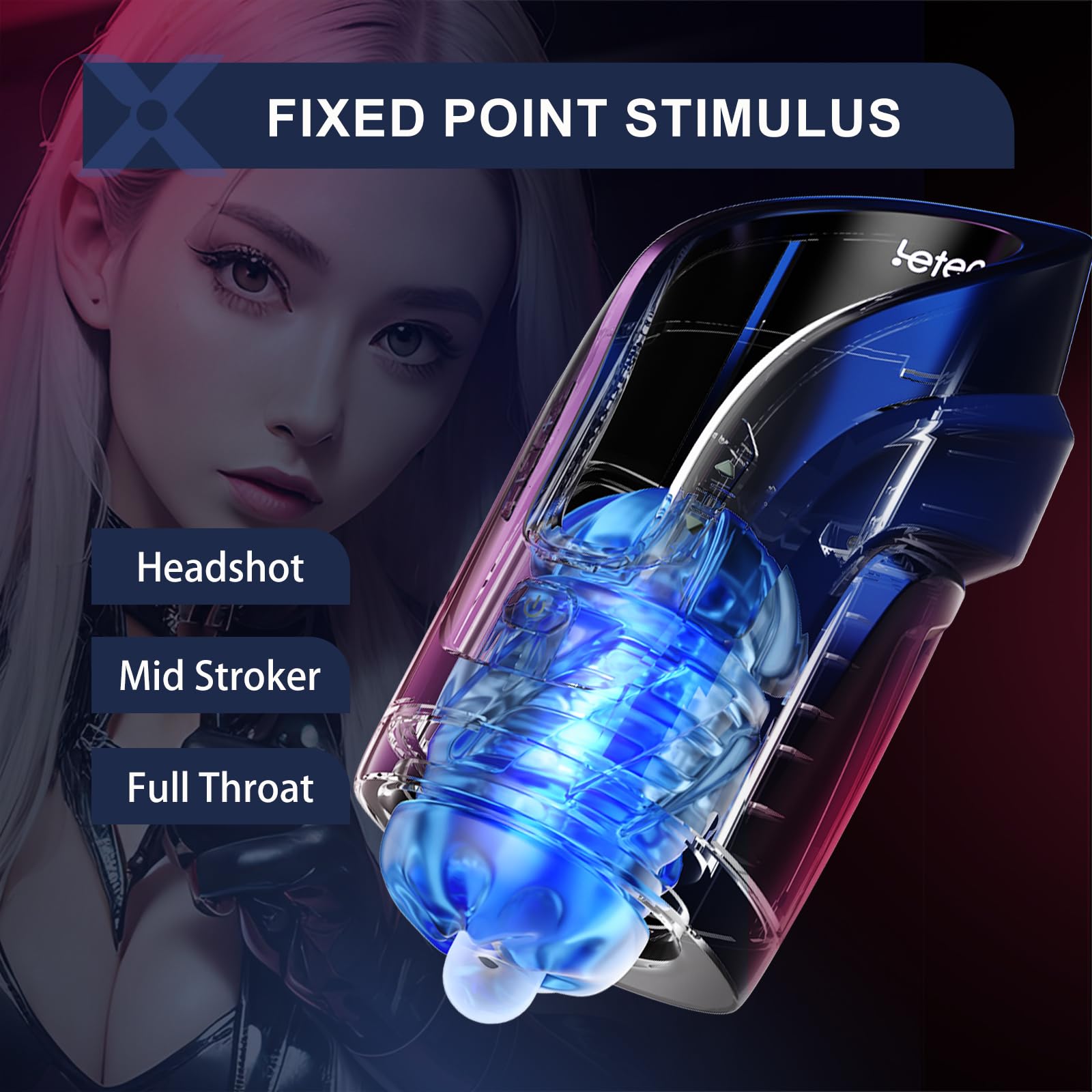 Automatic Male Masturbator Cup - Hands-Free Penis Milking Machine for Men, Realistic Suction Sex Toy with Vibration - Perfect for Solo Play & Couples Use