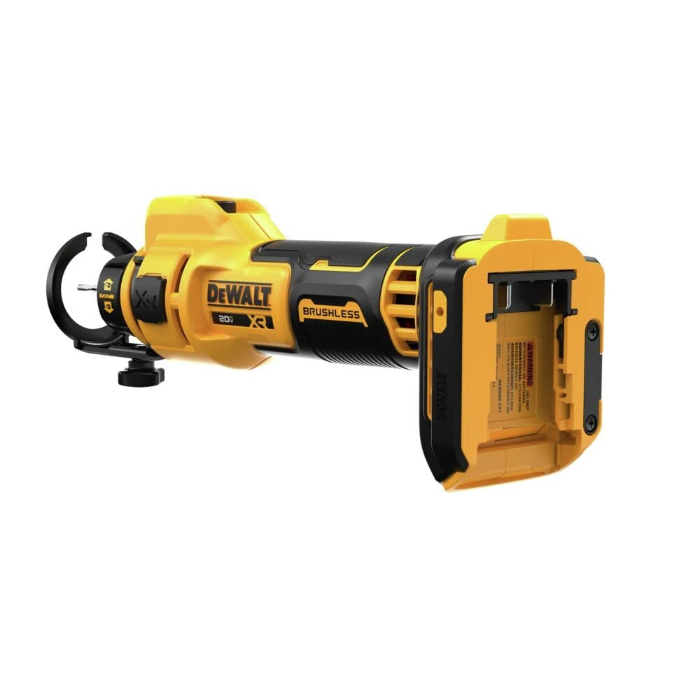 DEWALT DCE555B 20V MAX* XR Brushless Drywall Cut-Out Tool (Tool Only) - Perfect for Drywall Installation, Renovation & Electrical Work