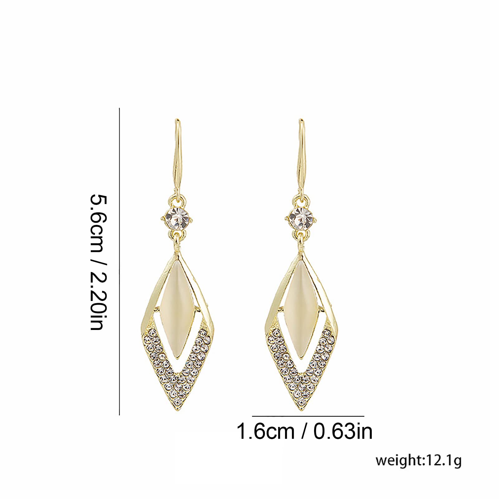 925 Sterling Silver Hypoallergenic Dangle Earrings for Women | Valentine's Day Gifts | Prime Day Special Deals 2025 | Elegant Jewelry for Date Night, Wedding & Special Occasions