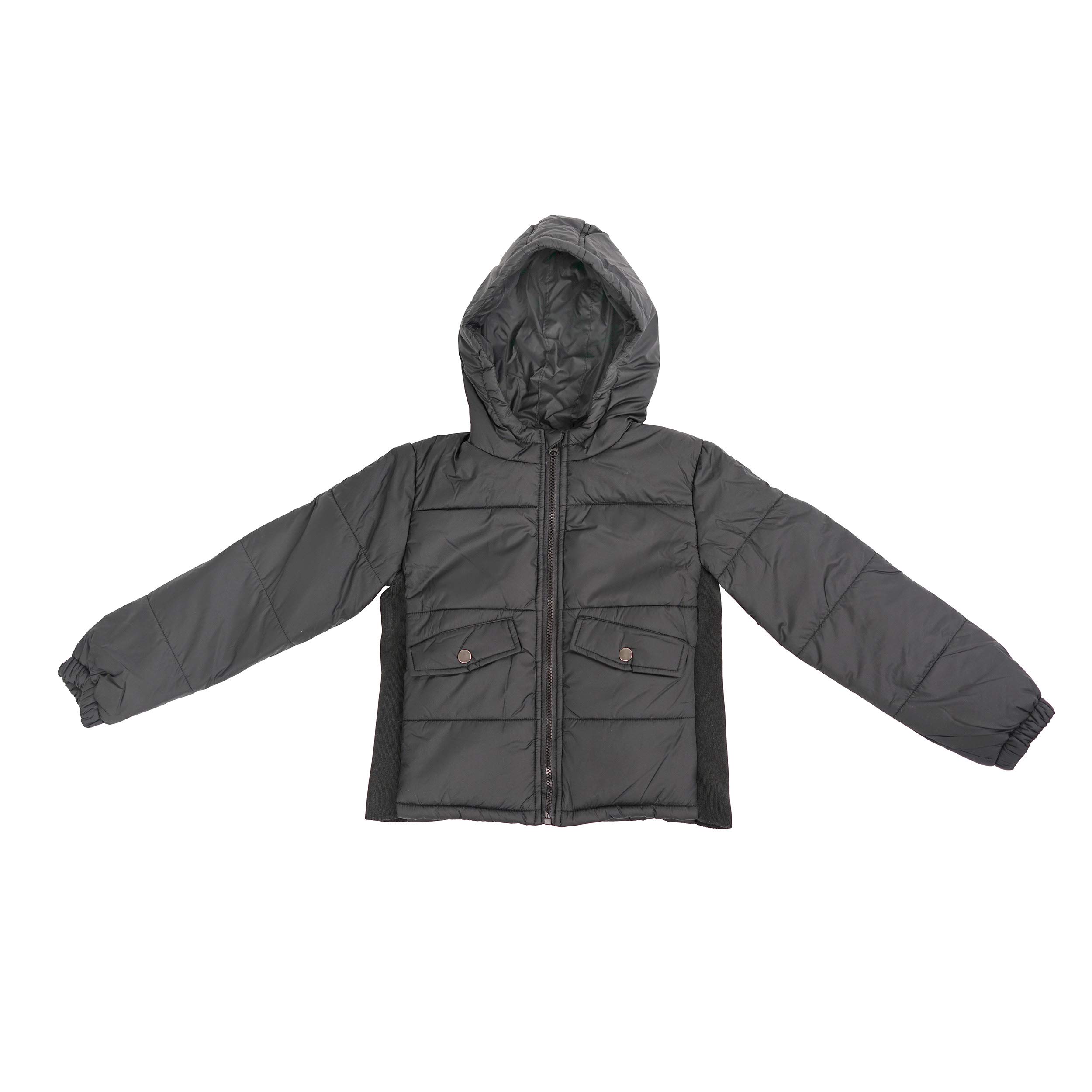 Weighted Jacket for Kids - Adjustable Weighted Compression Puffer Jacket with Hood & Removable Weights | Sensory Therapy for Autism & ADHD | Outdoor Play & Indoor Comfort (Medium)