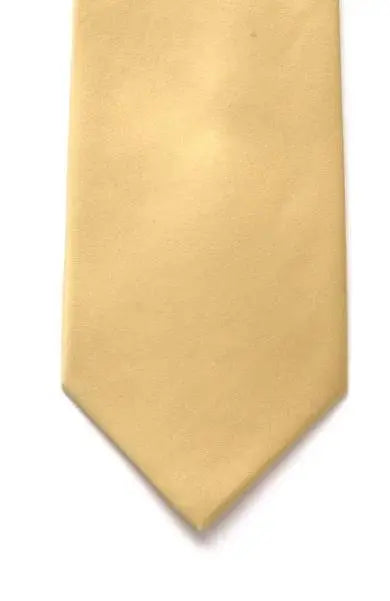 LA Smith Plain Satin Tie - Classic Men's Necktie for Business, Wedding & Formal Events - Premium Silk Feel Dress Accessory for Office, Interviews & Special Occasions