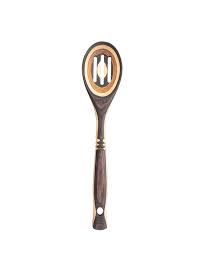 Pakka Wood Slotted Spoon - Durable Kitchen Utensil for Cooking, Serving & Mixing - Perfect for Soups, Salads & Pasta Dishes