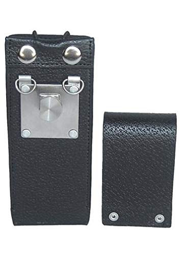 Durable Leather Carry Case for Motorola XTS 1500 Two-Way Radio with Swivel Belt Loop - Protective Holster for Police, Security & Outdoor Use (Non-Display Model)