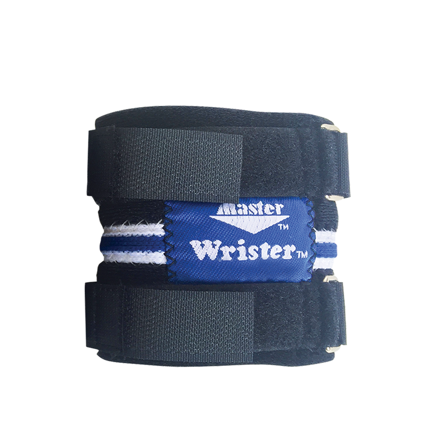 Master Bowling Wrister Blue Wrist Support Brace - Adjustable & Comfortable for Bowling, Tennis & Weightlifting - Improve Grip & Prevent Injuries