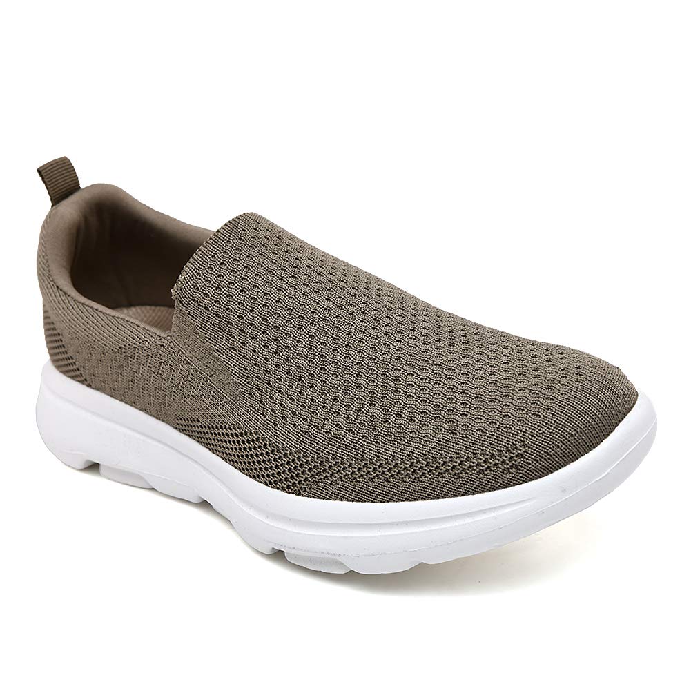 TIOSEBON Men's Breathable Mesh Slip-On Loafers - Lightweight Walking Shoes for Work, Driving & Tennis | Comfortable Casual Sneakers for Everyday Wear
