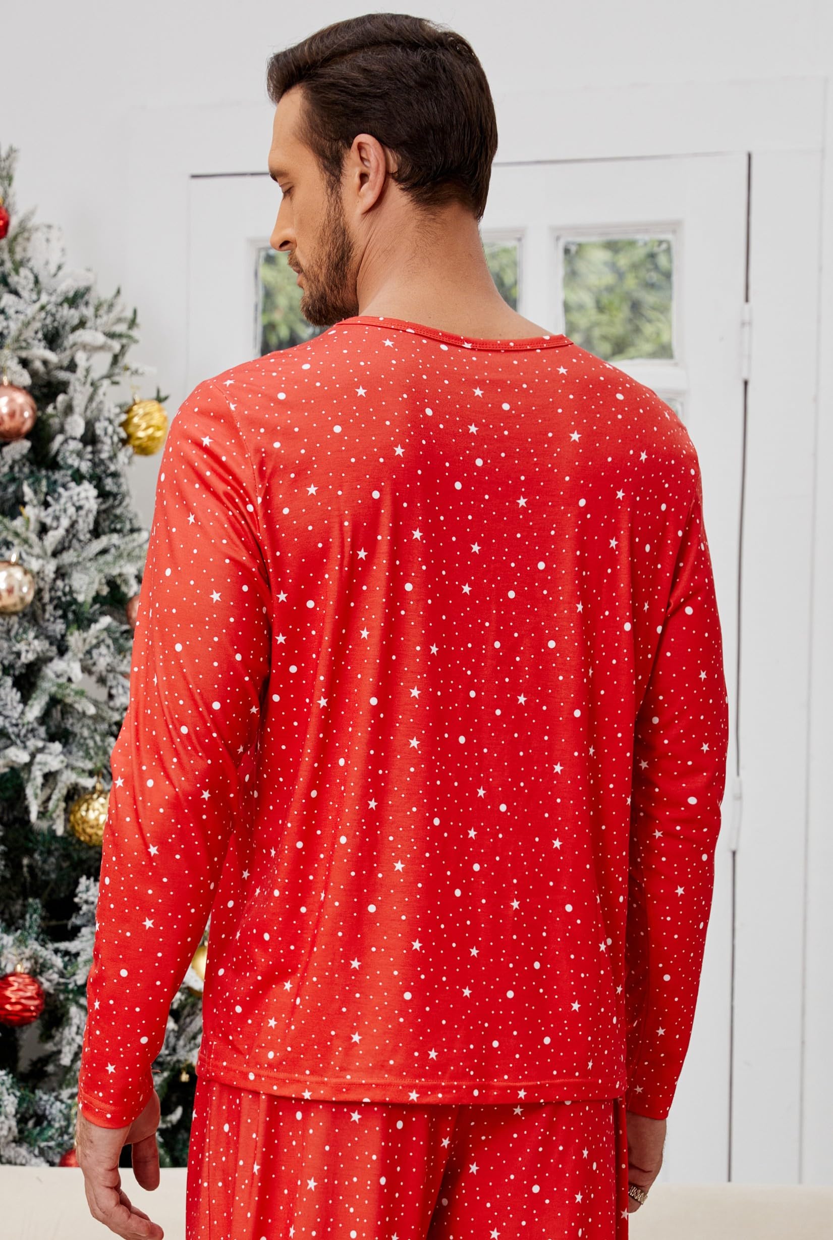 2024 Christmas Ugly Funny Print Long Sleeve T-Shirts for Women & Men - Festive Holiday Party, Family Gathering & Gift Exchange Outfits