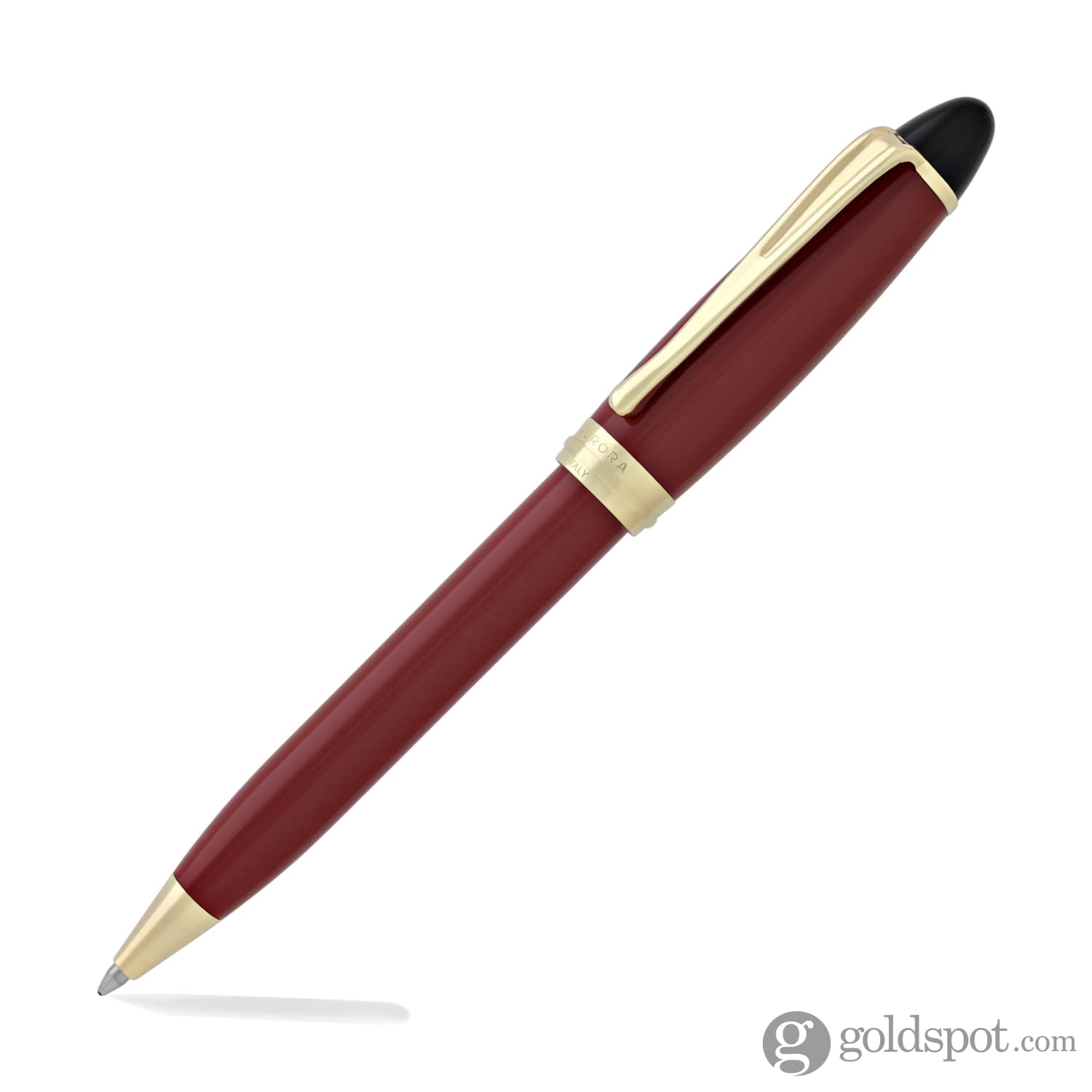 Aurora Ipsilon Premium Resin Red Ballpoint Pen - Elegant Writing Instrument for Office, Business & Gift Giving