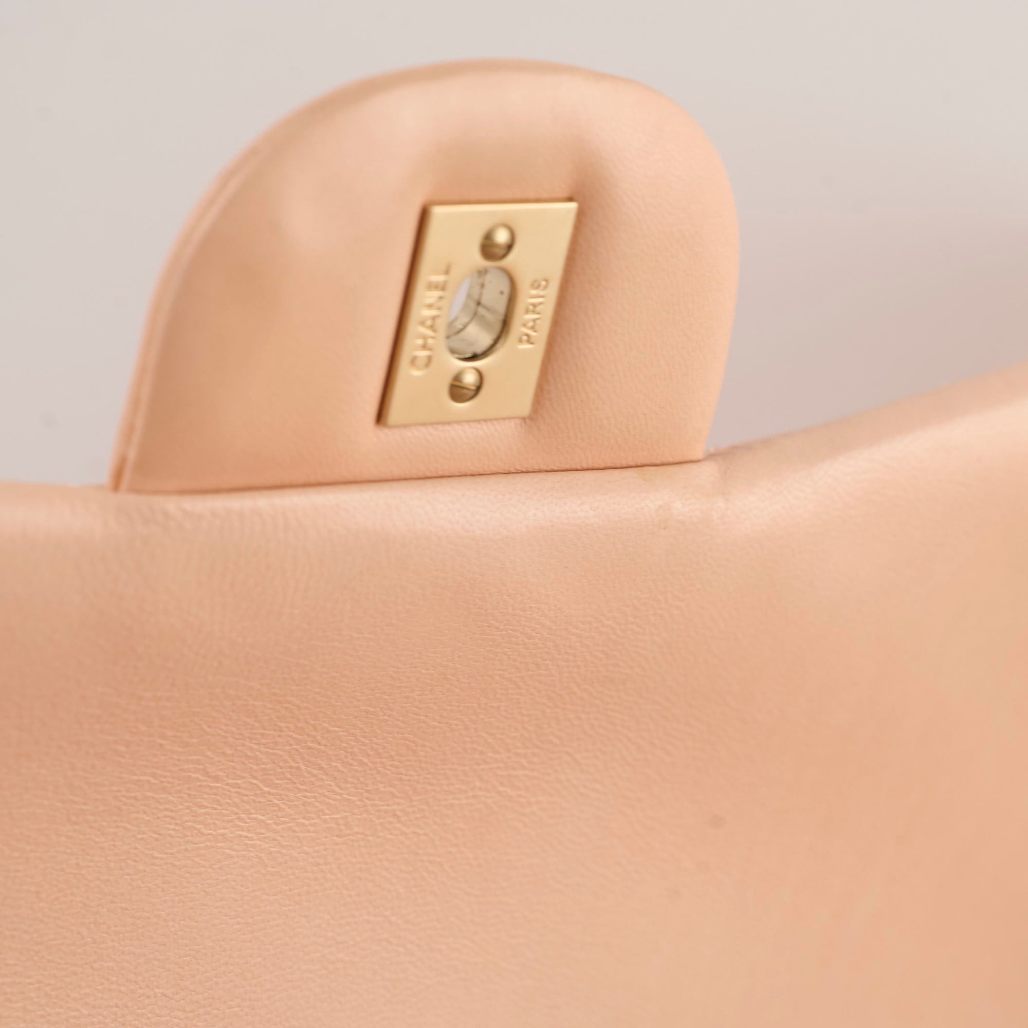 Chanel Maxi Flap Bag in Beige/Nude - Luxury Leather Shoulder Bag for Women | Perfect for Work, Date Night & Special Occasions