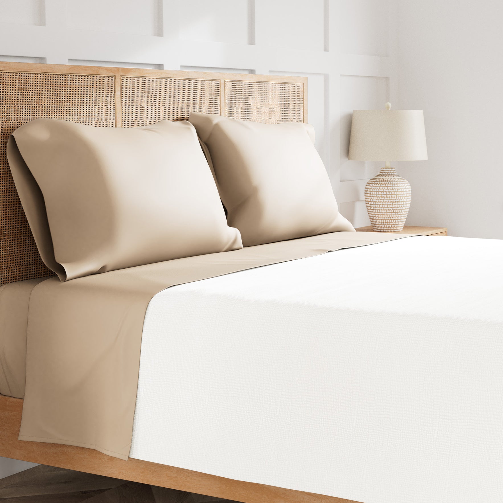 Premium Ready to Bed 2.0 Sheet Set - Soft Breathable Bedding for Ultimate Comfort - Perfect for Master Bedroom, Guest Room & Vacation Homes