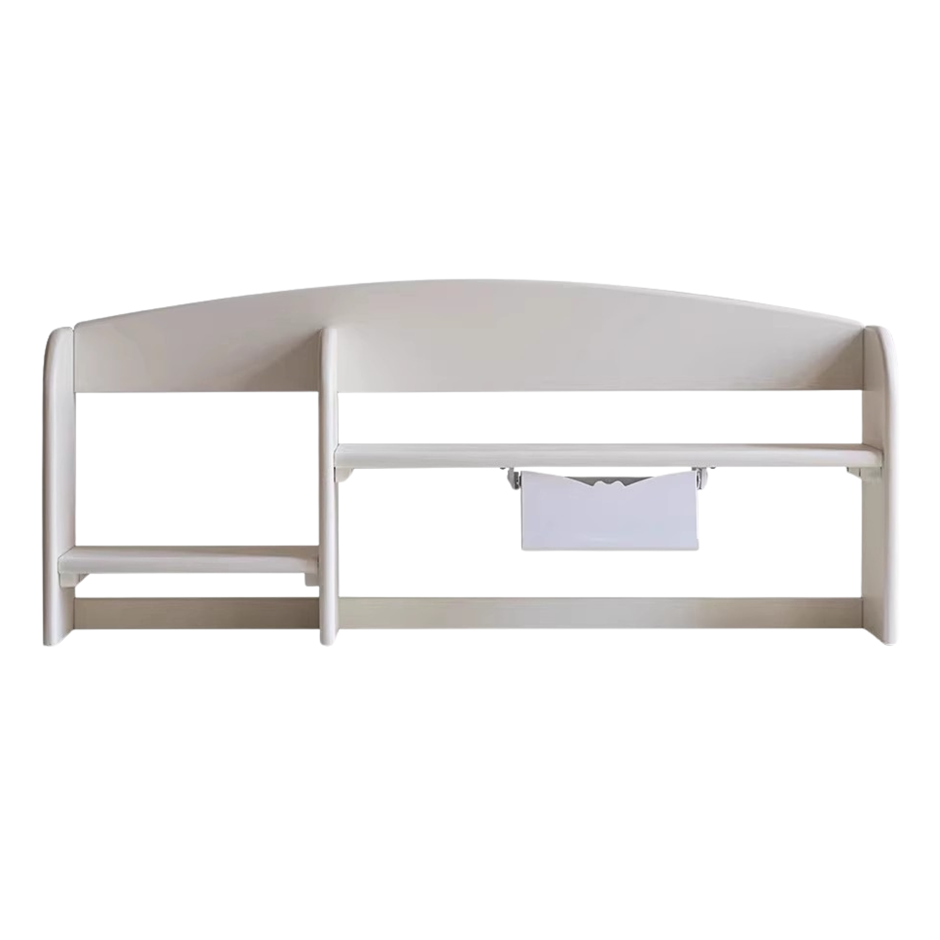 Premium Oak & Beech Solid Wood Multi-Layer Desktop Shelf - Sturdy & Stylish Organizer for Home Office, Study, or Workspace - Perfect for Books, Plants, and Office Supplies