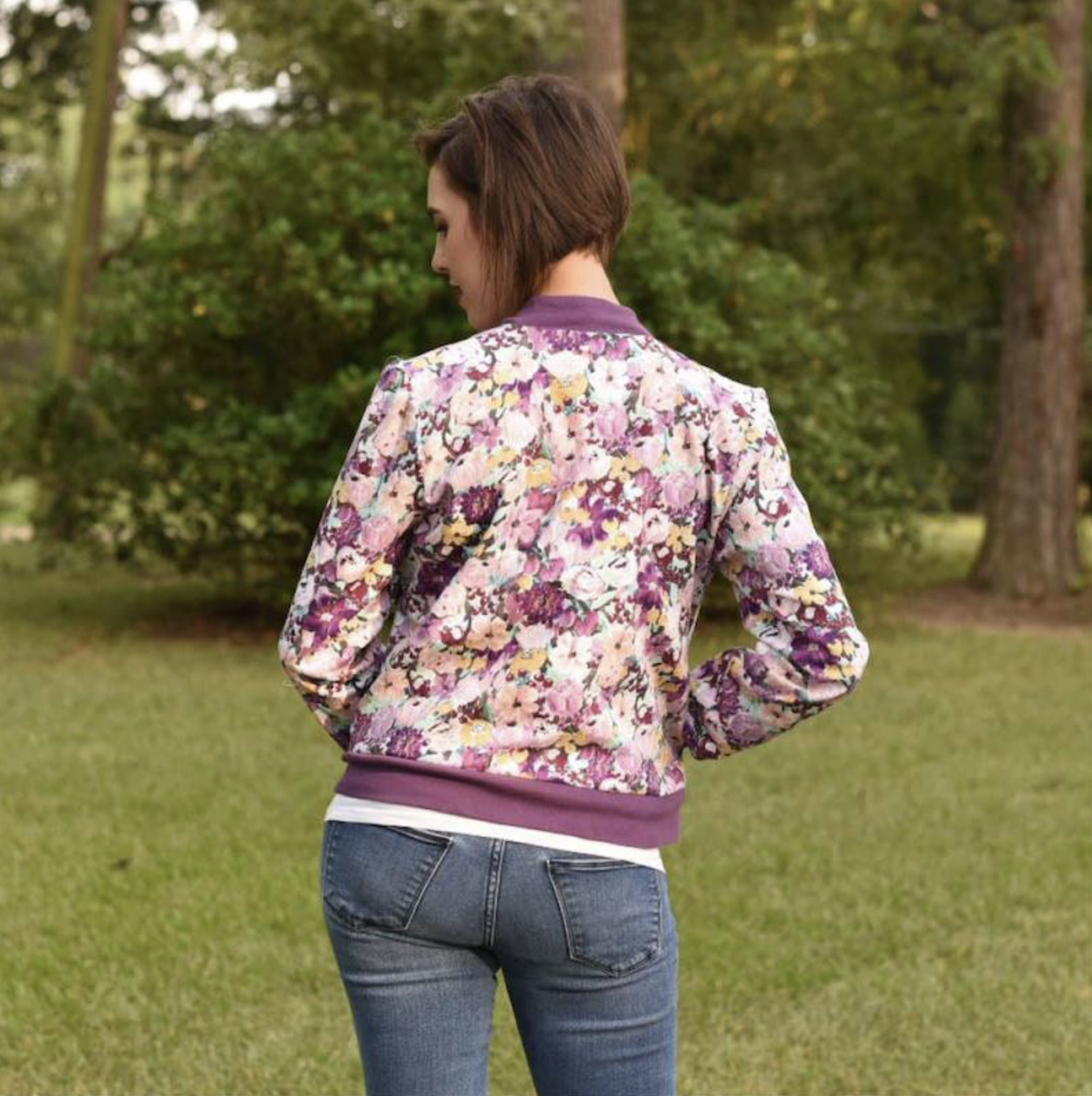 Amelia Bomber Jacket for Women - Stylish Lightweight Outerwear | Wardrobe By Me | Perfect for Casual Outings & Streetwear Fashion