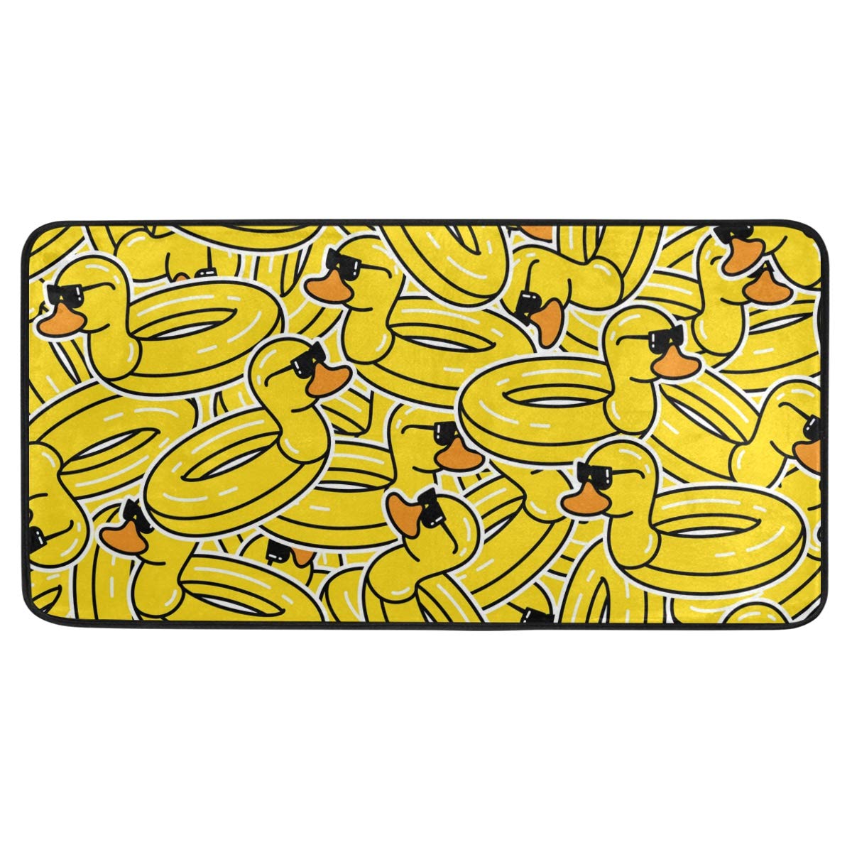 Non-Slip Yellow Duck Kitchen Rug - Soft Anti-Fatigue Floor Mat for Standing Comfort, 39x20 Inch Cute Bathroom Runner & Home Decor Carpet - Perfect for Kitchens, Bathrooms, Entryways & Laundry Rooms