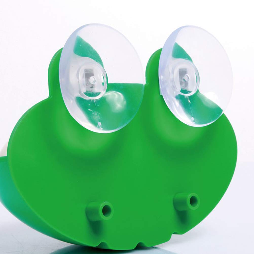 Wall Mount Soap Dish with Suction Cup - Cabilock Frog Shaped Soap Holder for Bathroom, Kitchen Sink | Durable Vacuum Container for Bar Soap Storage (Perfect for Showers, Vanities & Wet Areas)