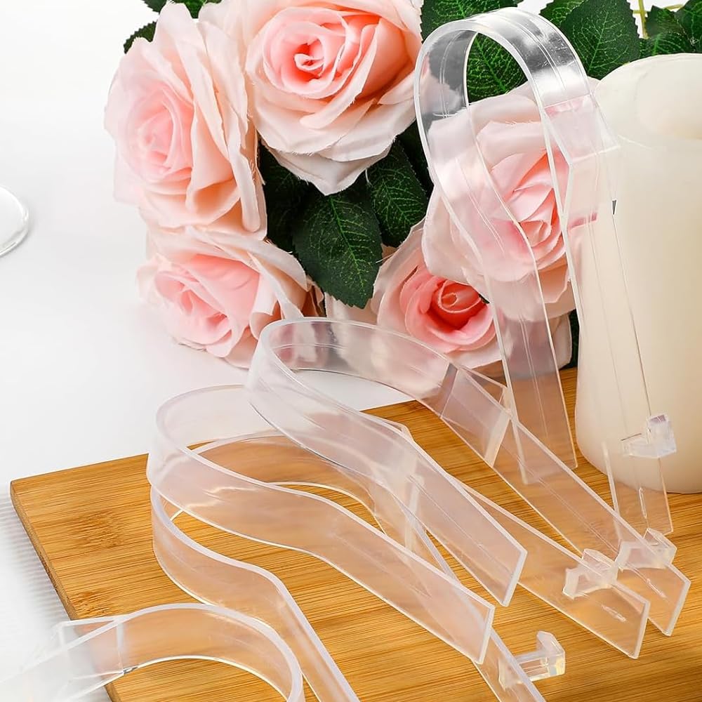 Wedding Bow Clips - 12pcs Bulk Set for Church & Ceremony Decor