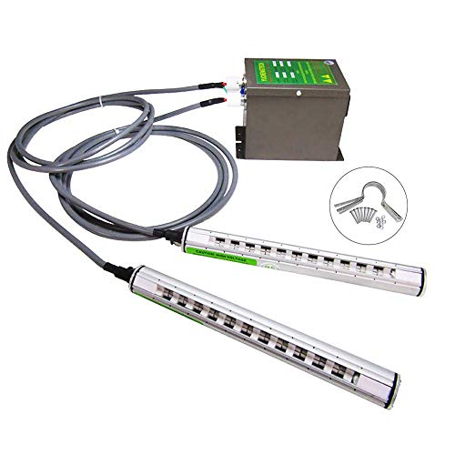 YUCHENGTECH 20cm Ionizing Air Bar - Anti Static Ionizer Rod with 7KV High Voltage Generator (110V) for Electronics Workbench, PCB Assembly & Static-Sensitive Environments