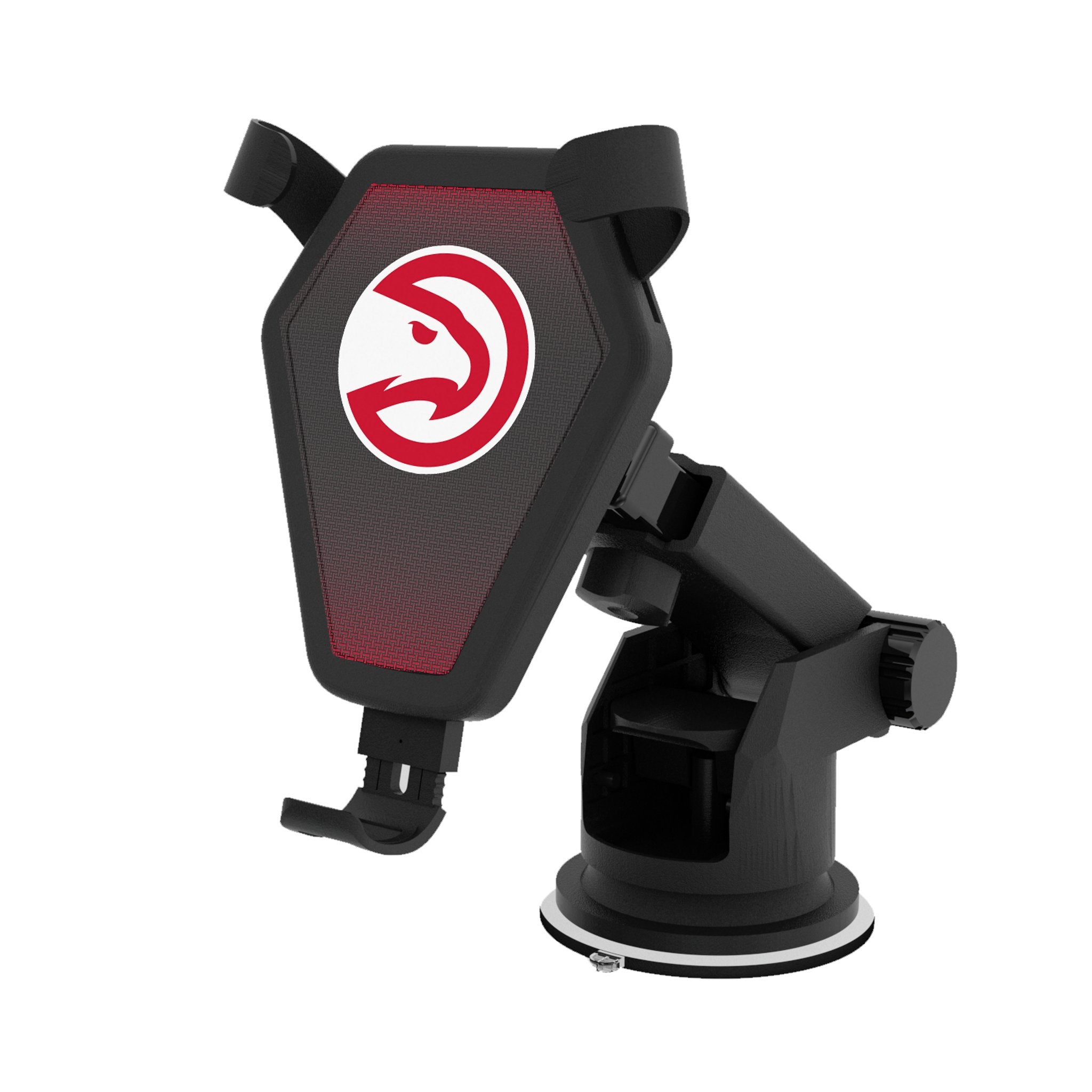 Atlanta Hawks NBA Wireless Car Charger - Fast Qi Charging Phone Mount for iPhone & Android - Perfect for Commuting & Road Trips