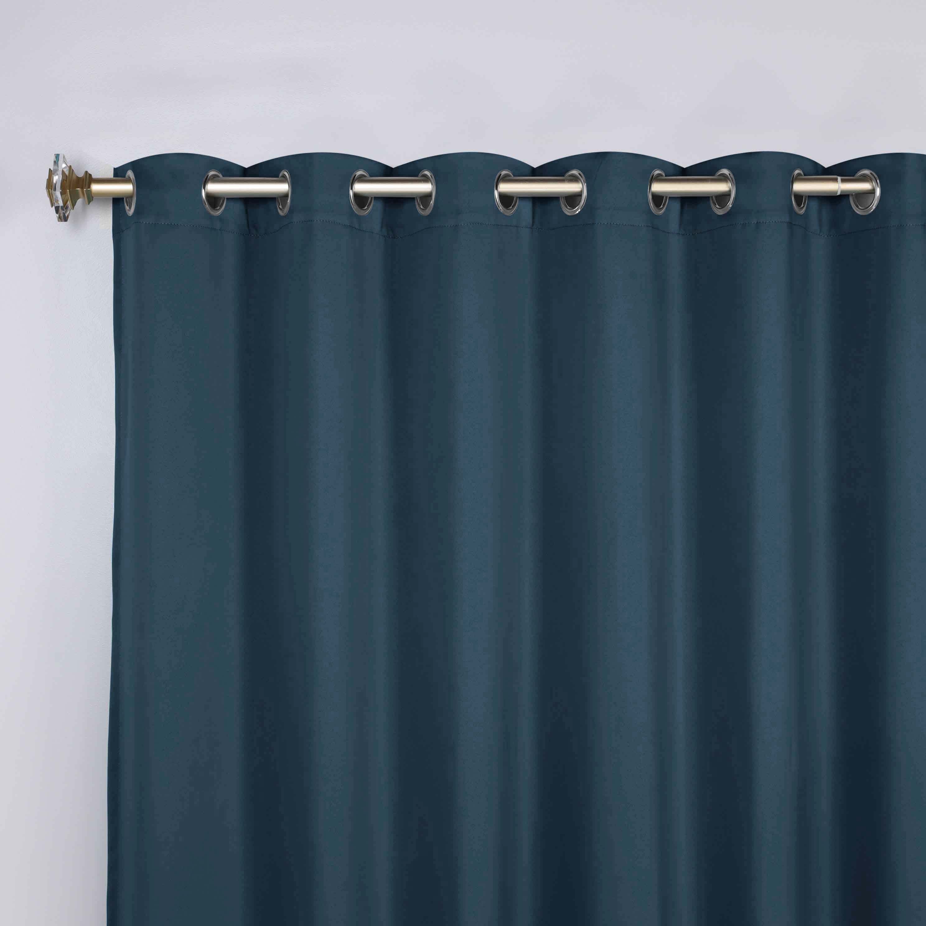 Blackout Curtains Set of 2 - Machine Washable, Room Darkening, Noise Reducing & Thermal Insulated for Bedroom, Nursery & Home Theater