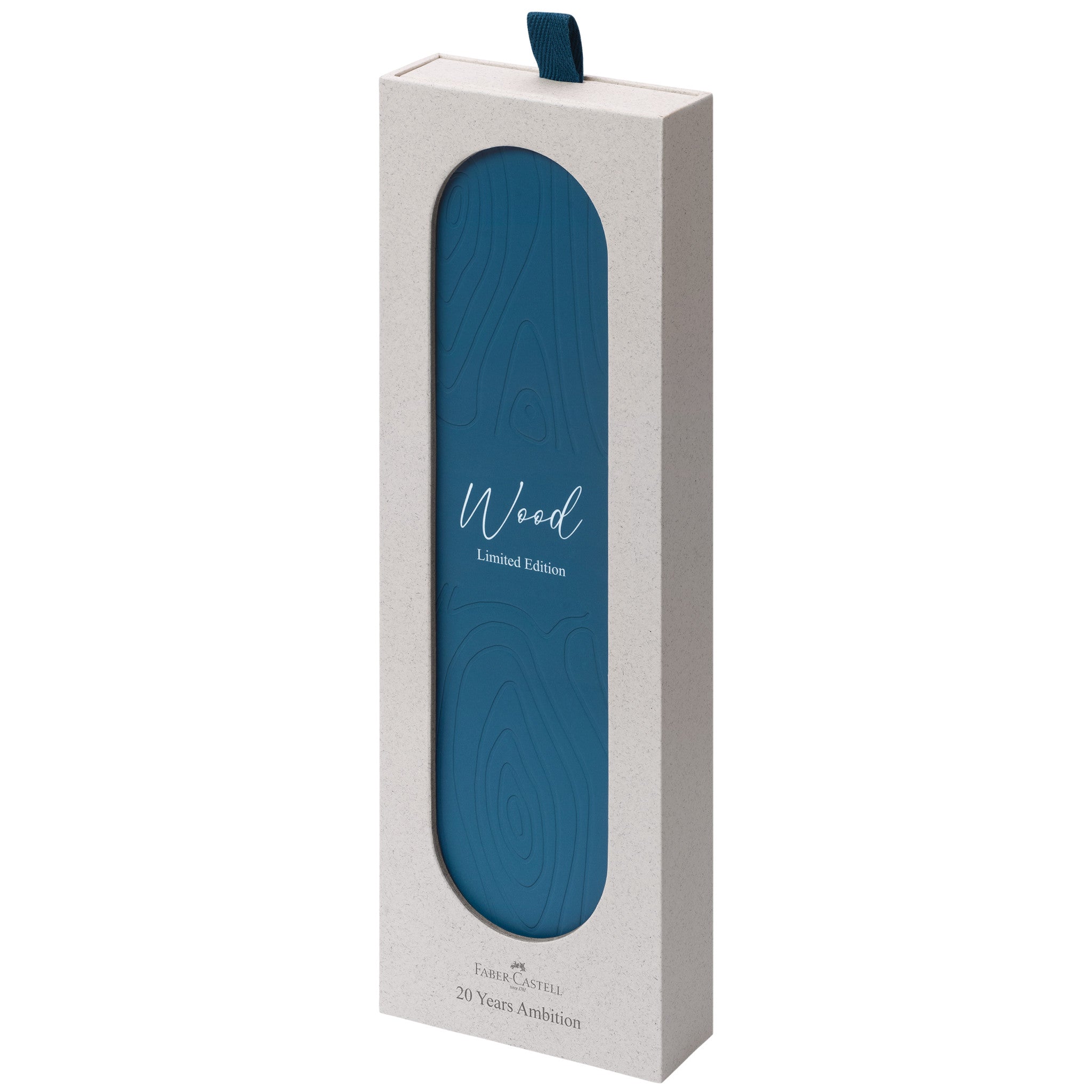 Premium Blue Wood Ambition Fountain Pen with Fine Nib #148031 - Perfect for Elegant Writing, Calligraphy, and Professional Note-Taking