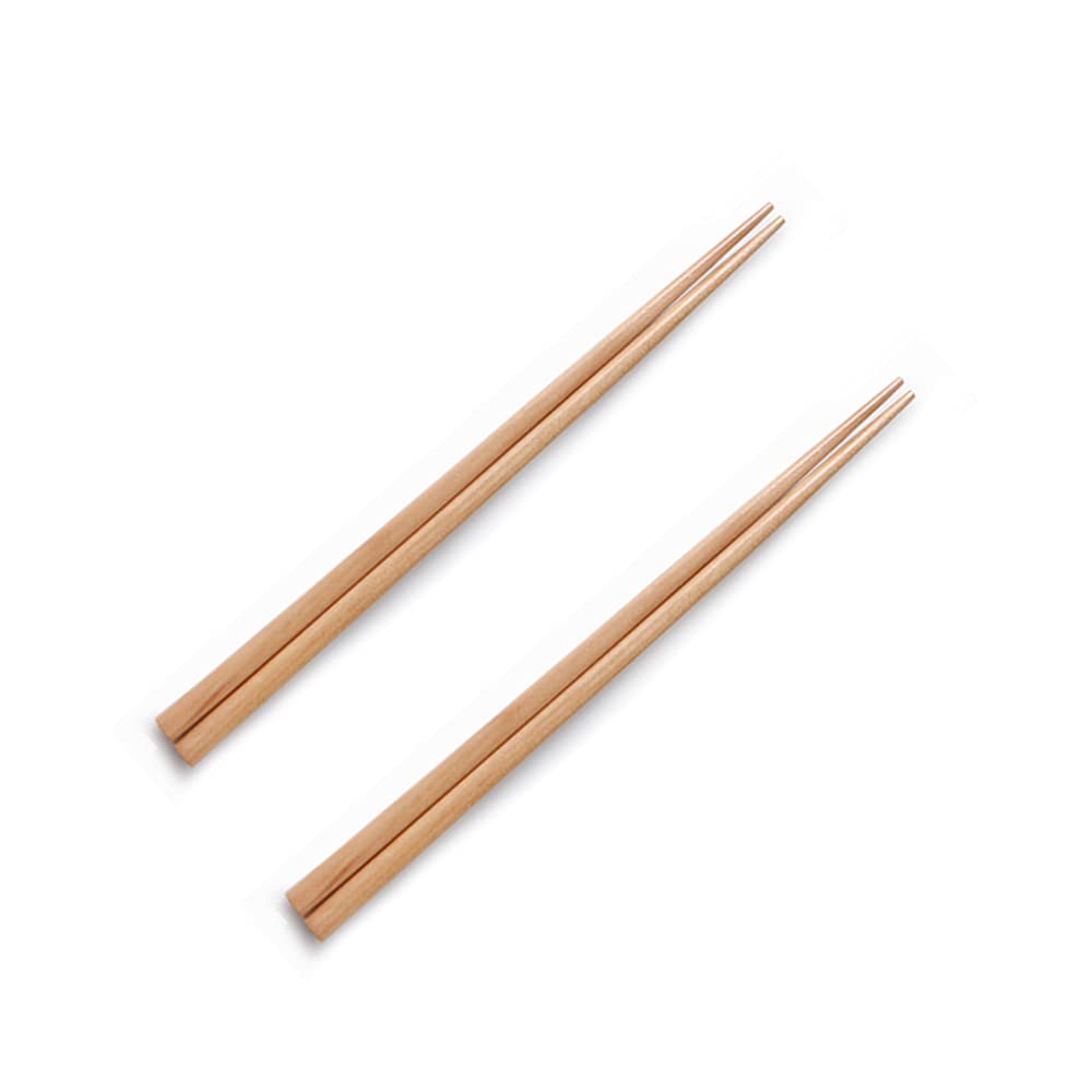 Premium 2-Pack Wooden Chopsticks Set - Korean Style Dining Chopsticks for Sushi, Ramen & Asian Cuisine - 10-Piece Dinnerware Combo - Eco-Friendly & Durable for Home, Restaurants & Gifts