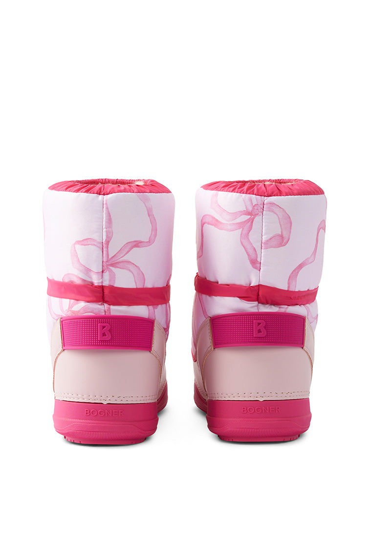 BOGNER FIRE+ICE x LoveShackFancy Girls La Plagne Winter Boots - Waterproof Snow Boots for Girls, Fashionable & Warm - Perfect for Skiing, Snowboarding & Winter Adventures