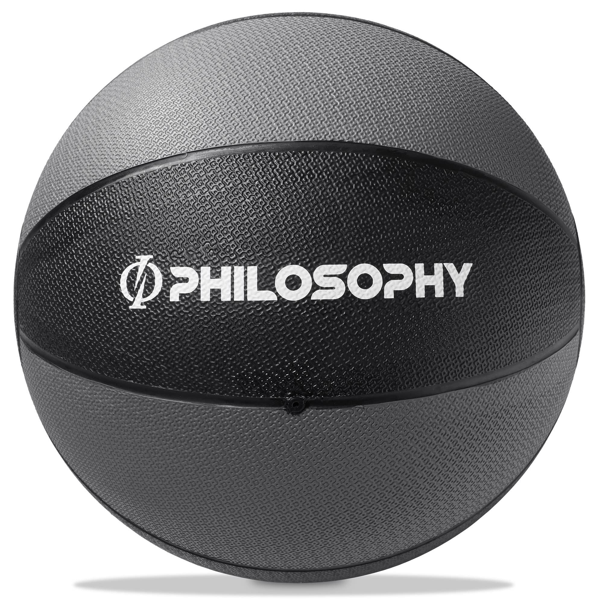 Philosophy Gym Medicine Ball - Weighted Non-Slip Exercise Ball for Strength Training, Yoga, Pilates & Home Workouts