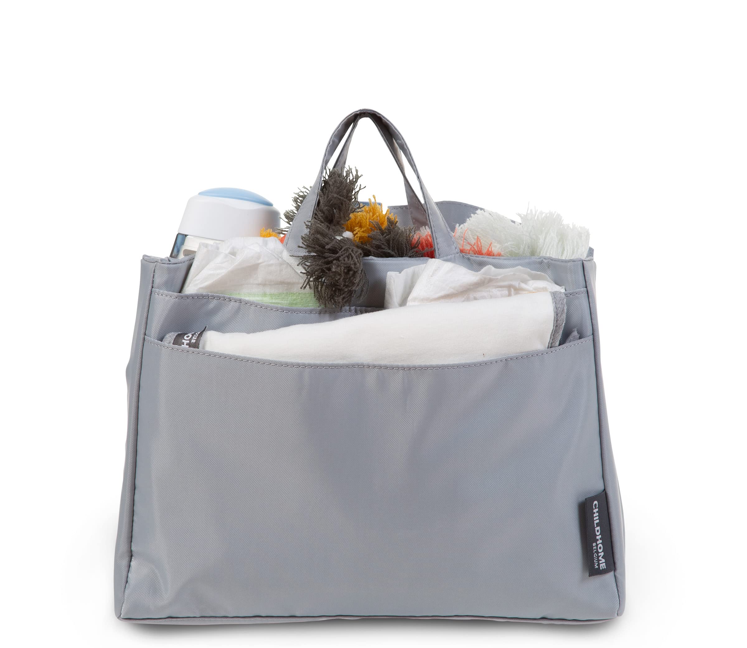 Childhome Mommy Bag - Large Diaper Bag for Baby Changing, Travel & On-the-Go Essentials | Perfect for Moms, Dads & Caregivers | Waterproof & Spacious Organization for Outings, Daycare & Family Trips