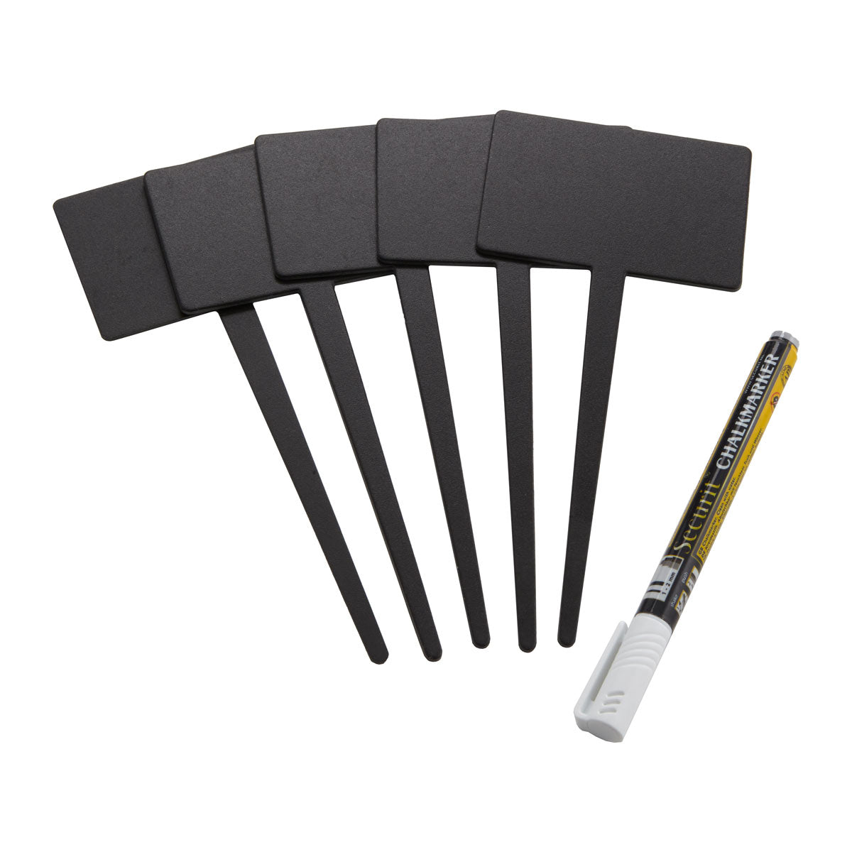 American Metalcraft TAGRECTANGLE Mini Rectangular Chalkboard Cards - 5 Pack for Restaurants, Cafes & Retail Price Labeling