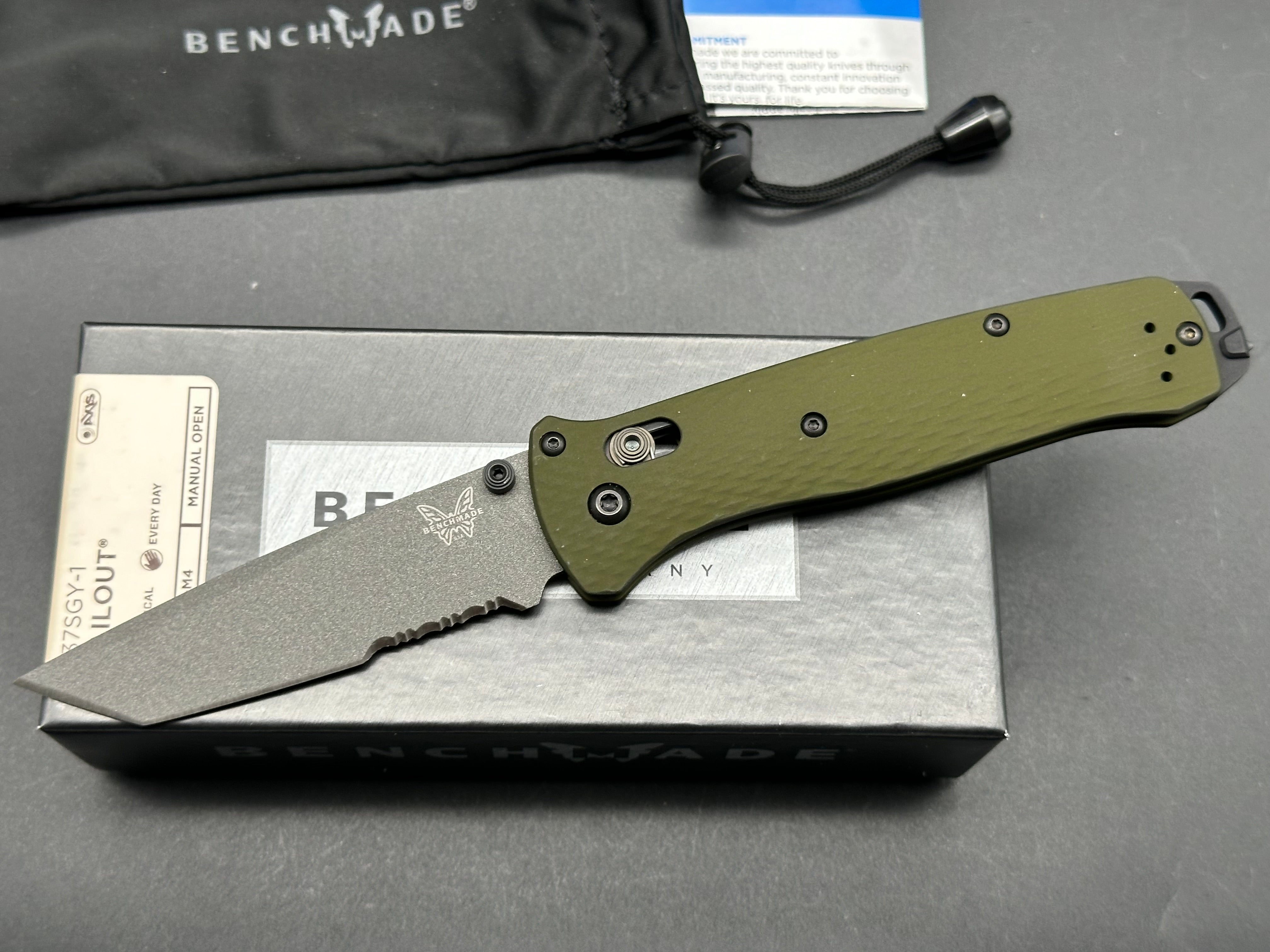 Benchmade Bailout AXIS Lock Folding Knife - 3.4