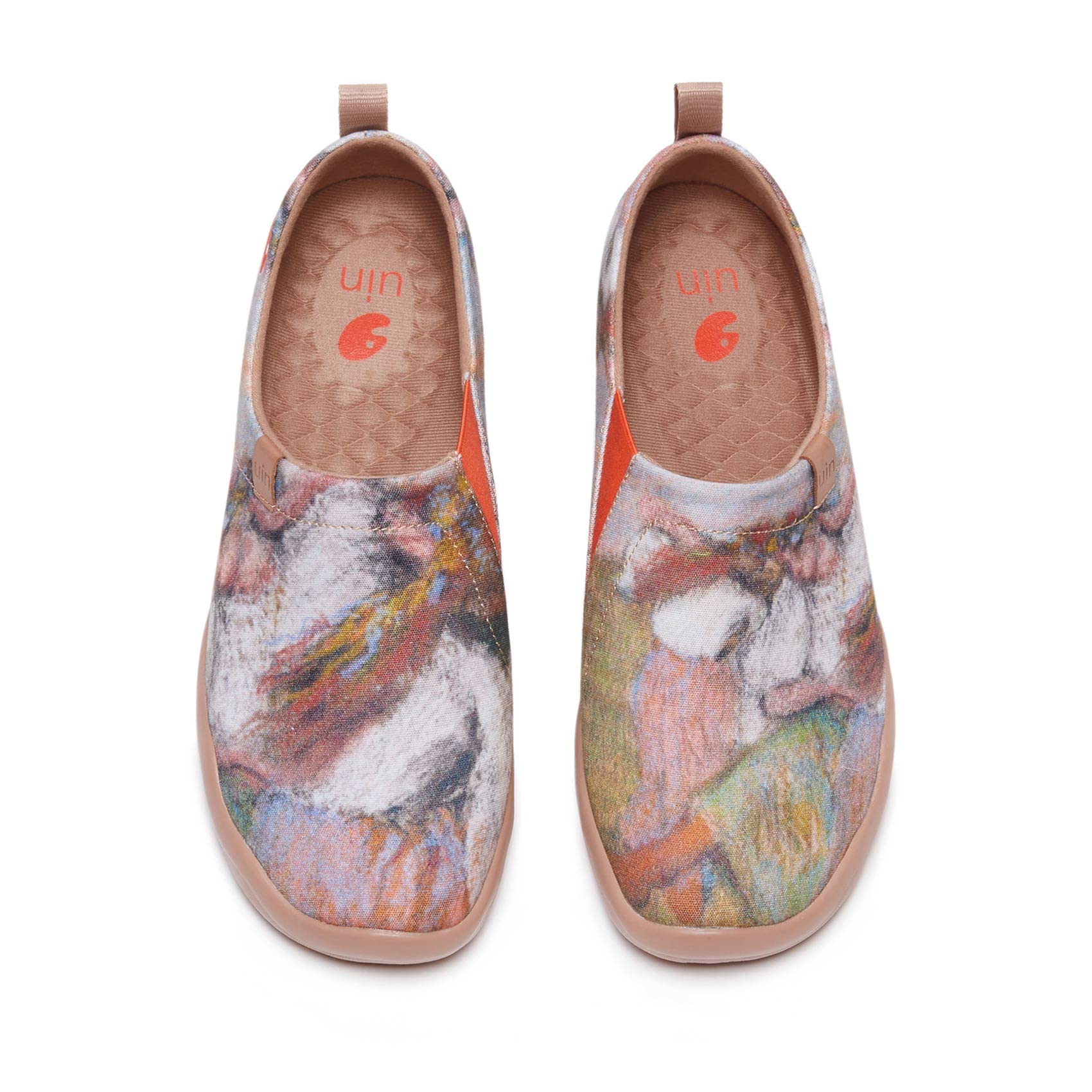 UIN Women's The National Gallery & UIN Collaborative Art Painted Travel Shoes - Comfortable Walking Shoes for Museum Visits, City Tours & Travel Adventures