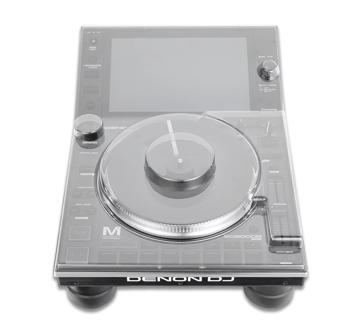Decksaver Protective Cover for Denon DJ Media Players - Durable Dust & Scratch Shield for SC5000, SC6000, X1800 - Ideal for DJ Gigs, Studio Use & Travel