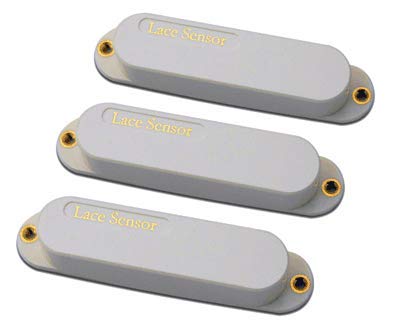 21073-01 Gold Lace Sensor Electric Guitar Pickups - 3-Pack Set for Stratocaster & Telecaster | Perfect for Rock, Blues & Jazz Performances