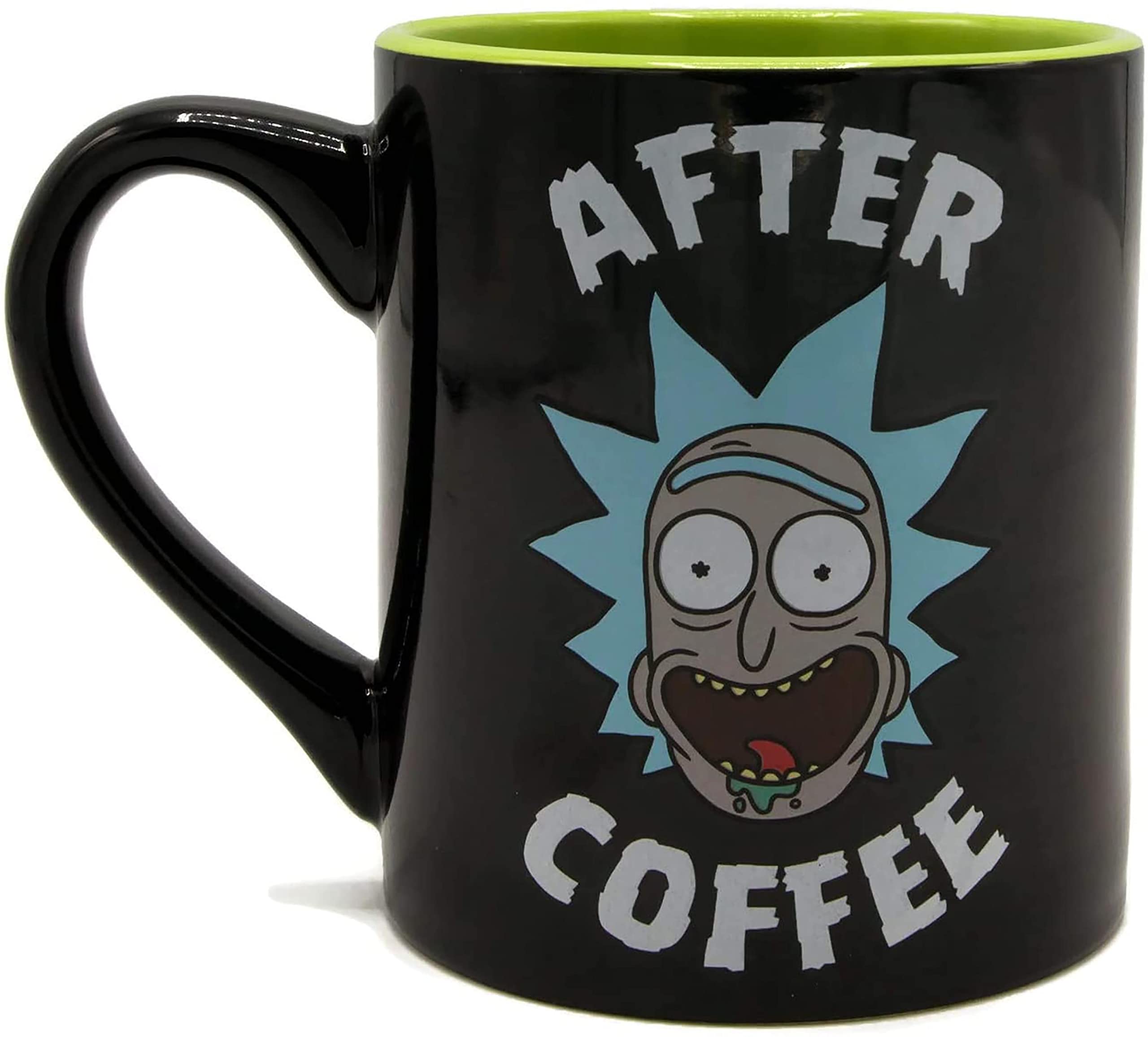 Rick and Morty Ceramic Soup Mug 24oz - Silver Buffalo Collectible Coffee Cup with Fun Character Design - Perfect for Hot Drinks, Soups, and Gifts for Fans