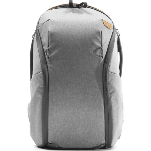 Peak Design Everyday Backpack 15L - Waterproof Camera Backpack with Zip Closure in Ash Gray - Perfect for Travel, Photography & Daily Commute