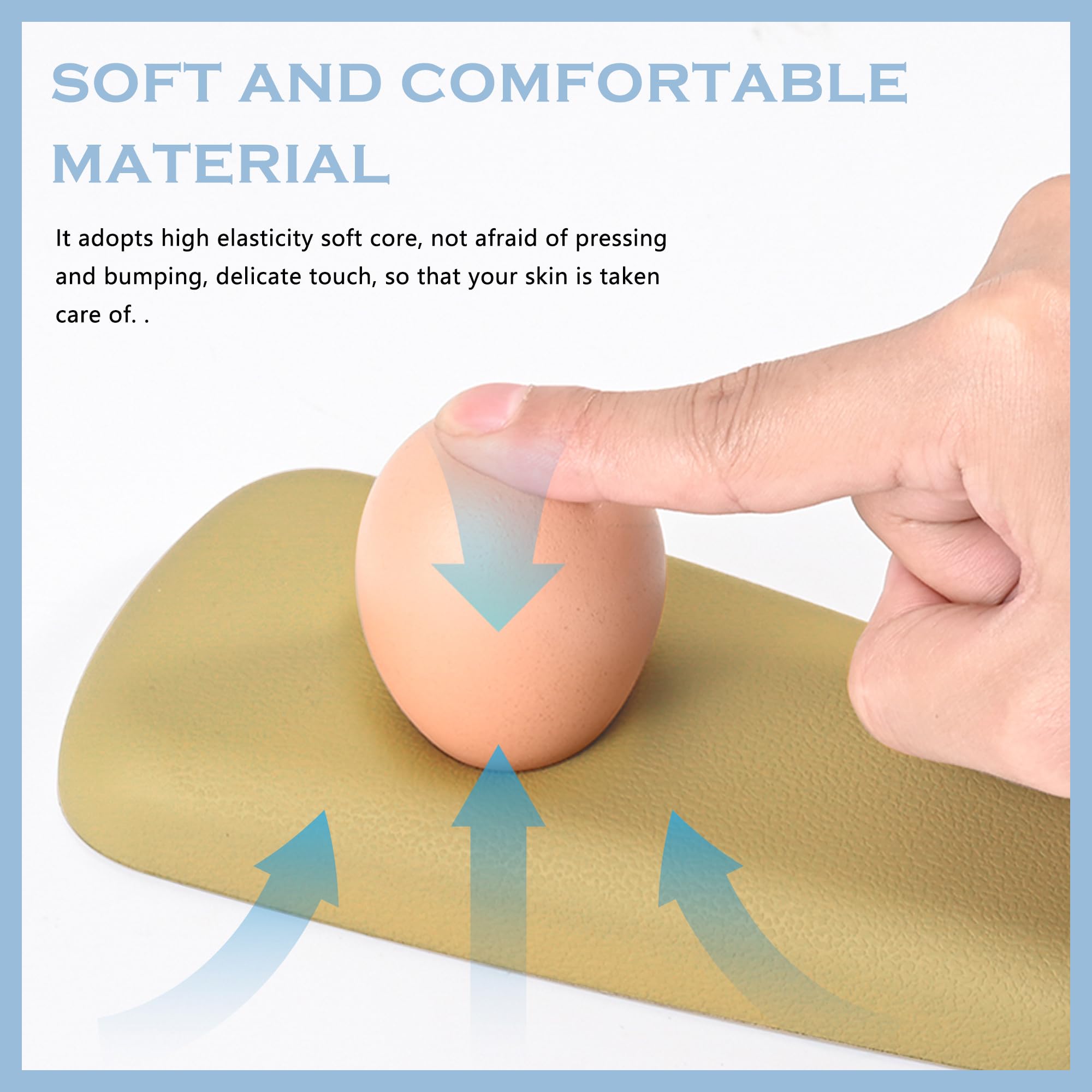 2PCS Soft Leather Elbow Pad Arm Rest for Car - Universal Comfort Support Pillow with One-Piece Molding, Knee Cushion & Door Armrest Pads (Beige) - Perfect for Long Drives & Road Trips