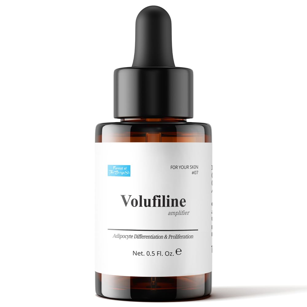 **Volufiline Serum 0.5 fl oz (15ml) – Volufiline Oil for Face, Breast & Butt Enhancement – Improves Skin Elasticity – 100% Genuine France Sederma – Korean Cosmetic Ingredient Booster in Glass Bottle – Perfect for Anti-Aging & Natural Volume Enhancement**