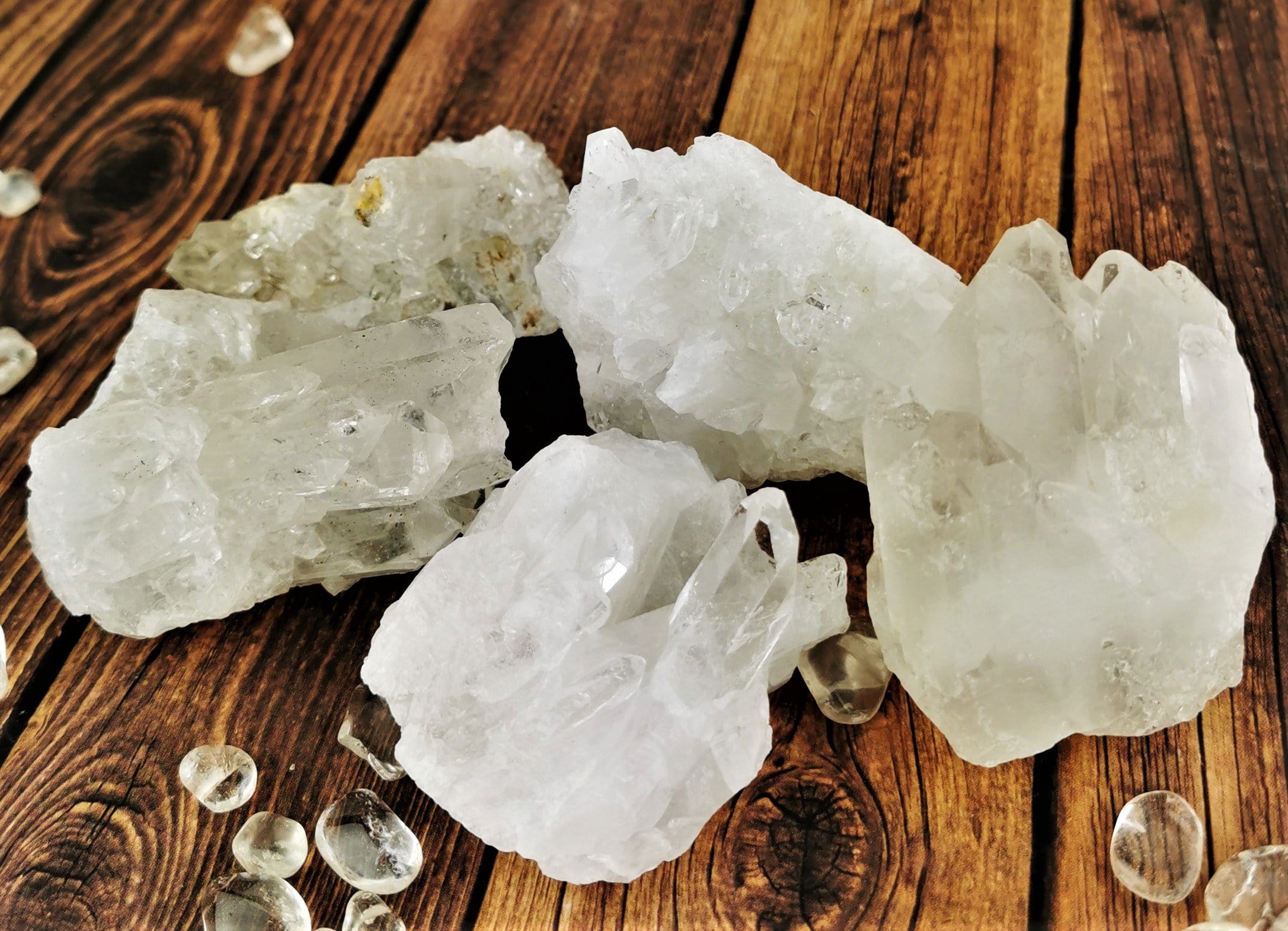 Natural Brazilian Quartz Crystal Cluster - Raw Healing Stones for Meditation, Reiki & Home Decor | Spiritual Energy, Chakra Balancing & Positive Vibes