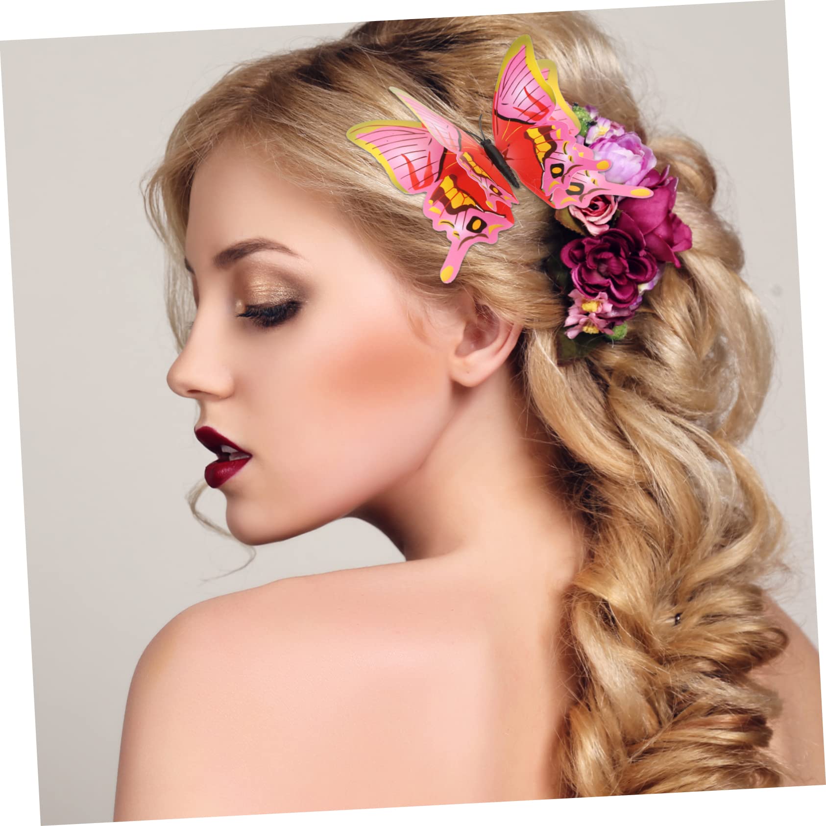 Minkissy 12-Piece Butterfly Hair Clips Set - Elegant Hairpins & Hair Accessories for Women - Perfect for Parties, Weddings & Everyday Styling