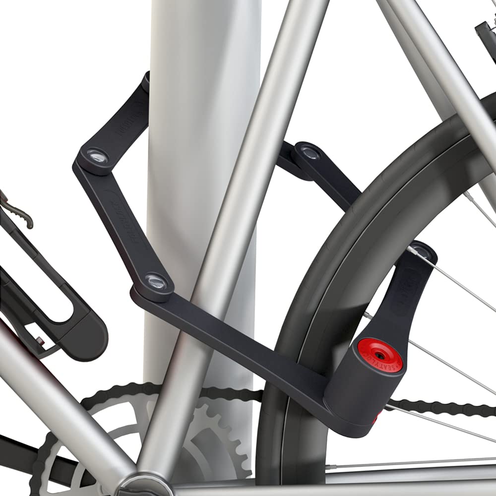 Seatylock FoldyLock Classic Folding Bike Lock Set - Heavy Duty Anti-Theft Bicycle Security with 2 Patented Locks & 6 Keys - 37.4