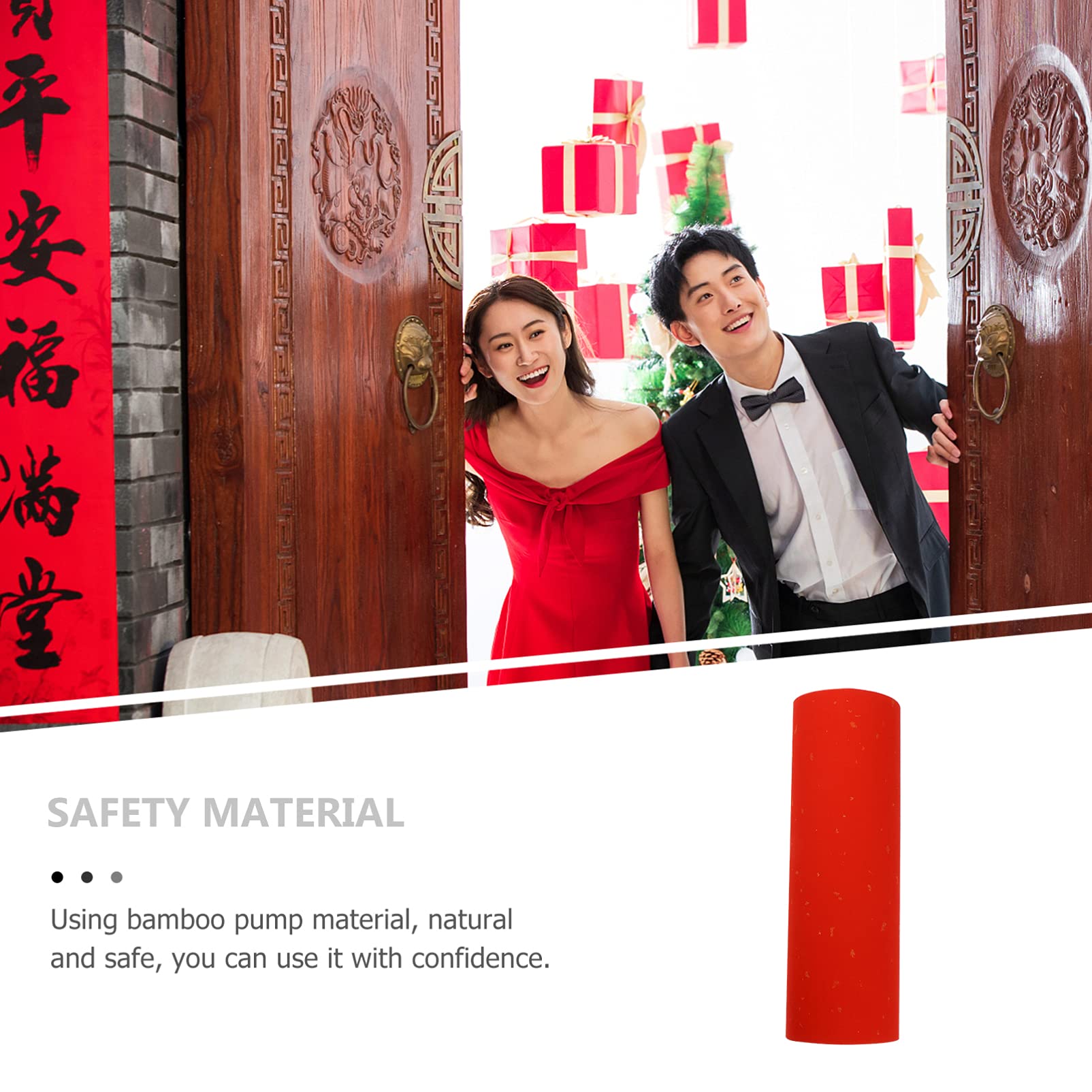 EXCEART Red Xuan Paper Roll - Traditional Chinese Rice Paper for Spring Festival, Calligraphy & Couplets (Chunlian/Duilian) - Perfect for Home Decoration, Cultural Events & Chinese New Year Celebrations
