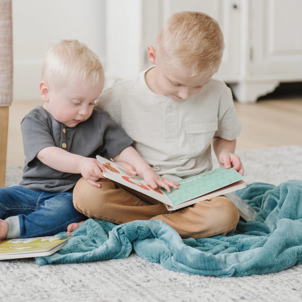 Lush Soft Baby Receiving Blankets - Premium Mineral Blue Swaddle Blankets for Newborns & Infants - Perfect for Nursery, Swaddling, and Gift Giving