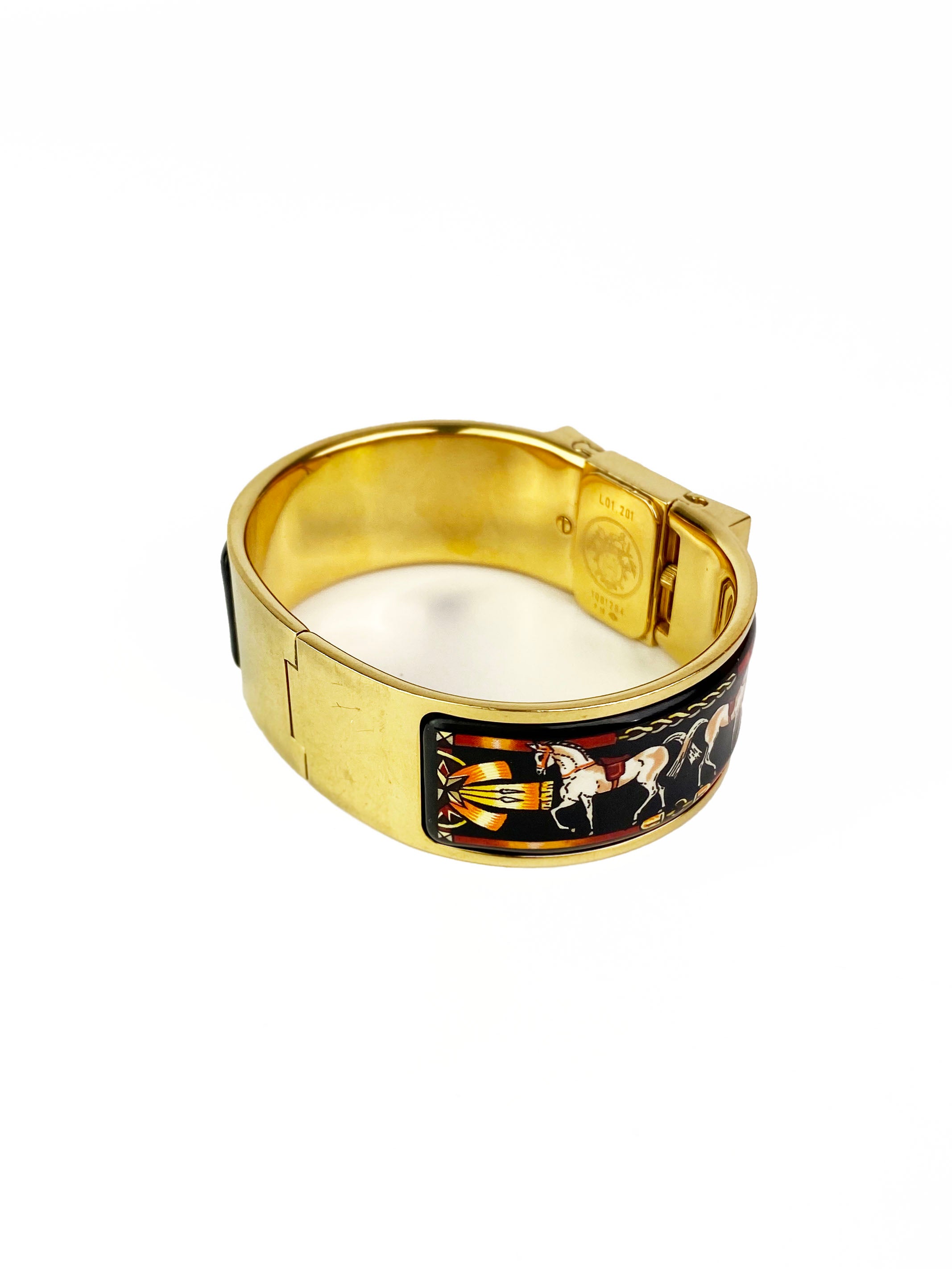 Luxury Hermes Gold Plated Loquet Bangle Watch for Women - Elegant Fashion Accessory for Parties, Weddings & Special Occasions