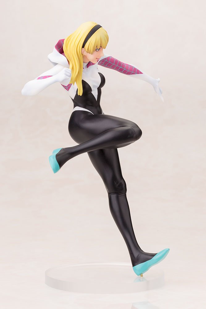 Kotobukiya Marvel Spider-Gwen Bishoujo Statue - Anime Collectible Figure for Home Decor & Marvel Fans Gift