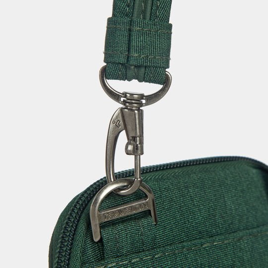 Travelon Anti-Theft Metro Stadium Mini Crossbody Bag - Secure & Stylish for Travel, Commuting & Outdoor Adventures